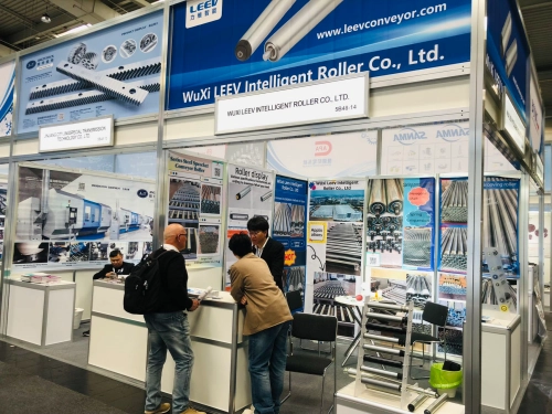 Leev Conveyor booth at Hannover Messe 2024