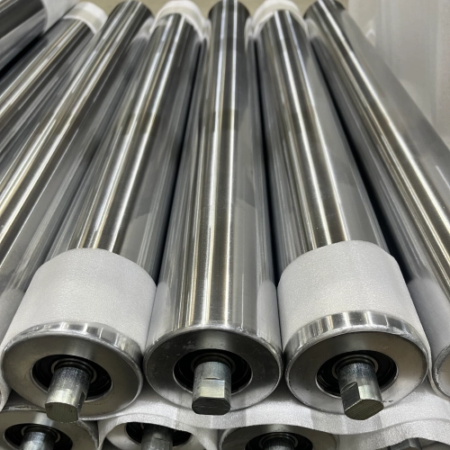 chrome finished heavy duty conveyor roller for industrial conveying systems