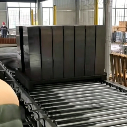 heavy load industrial conveyor roller system for automated material transfer applications