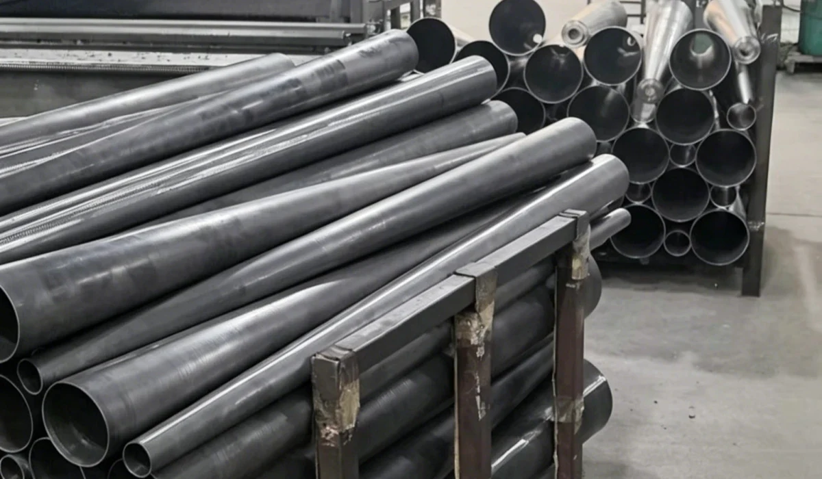 semi-finished tapered steel tubes for conveyor roller manufacturing